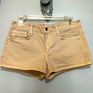 Joe’s jean shorts 29 khaki tan